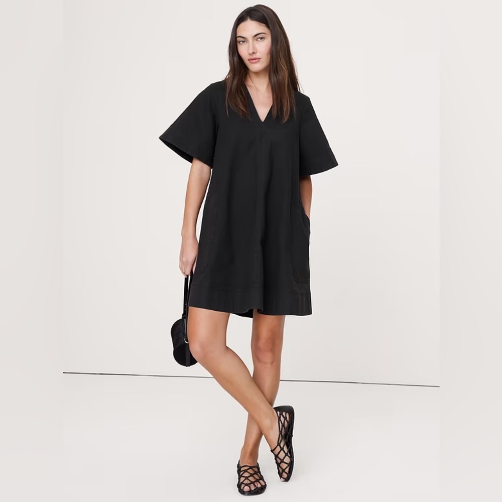 NEW! Banana Republic Cotton Canvas Mini Dress - Multiple🕰️